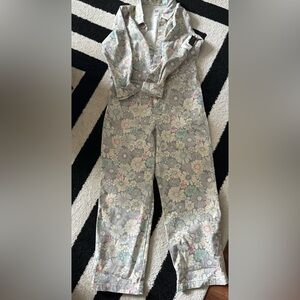 Lee Floral Utility Jumpsuit size M